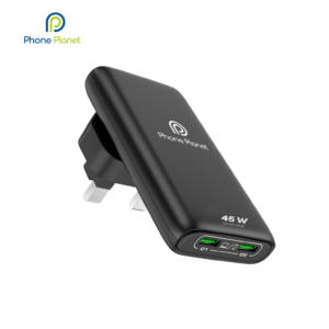 PP-45W GaN-UK – 45W Ultra Slim GaN Fast Charger Compact, Efficient, and Powerful