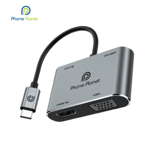PhonePlanet- PP-DS04 – USB-C HUB HDMI + VGA + USB + PD Adapter (4-in-1)