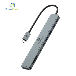 PhonePlanet -PP-DS09 – USB-C Hub 9-in-1 HDMI · SD · TF · USB · PD Expansion Hub
