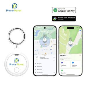 PhonePlanet PP-MF02 Smart Tracking Device – iOS & Android Global Item Tracker, Bluetooth 5.4, 365-Day Battery, IPX4
