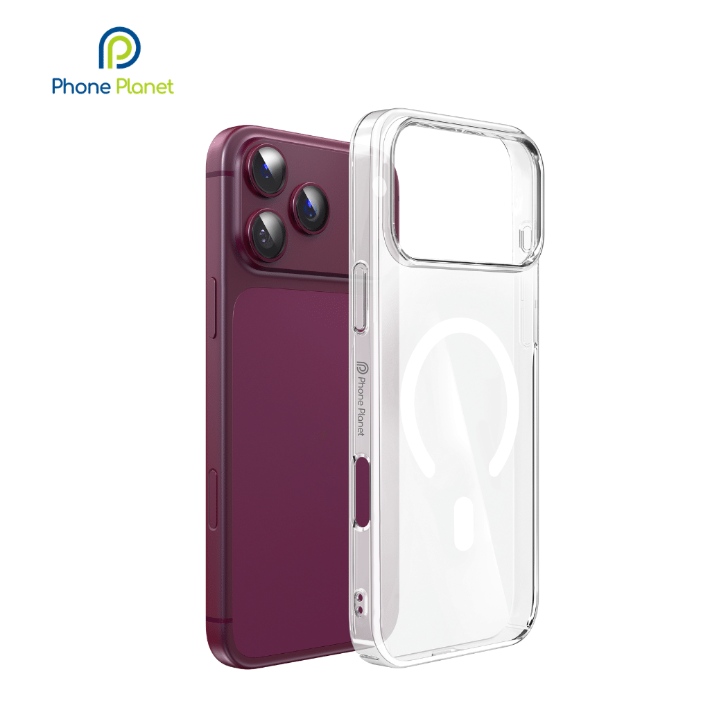 Phone Planet PP-MPC-IP18PROMAX Magnetic PC Phone Case for iPhone – Slim 1.2mm, Drop Protection & Smooth Touch